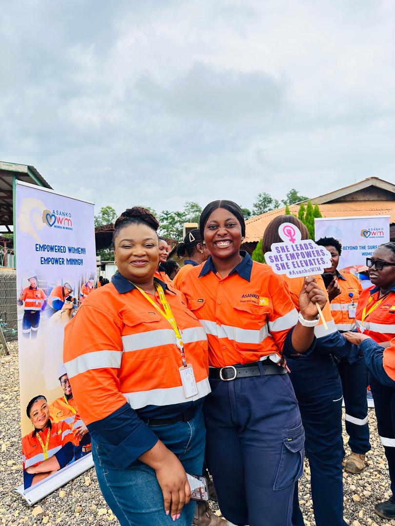 Empowered women at Asanko WIM event